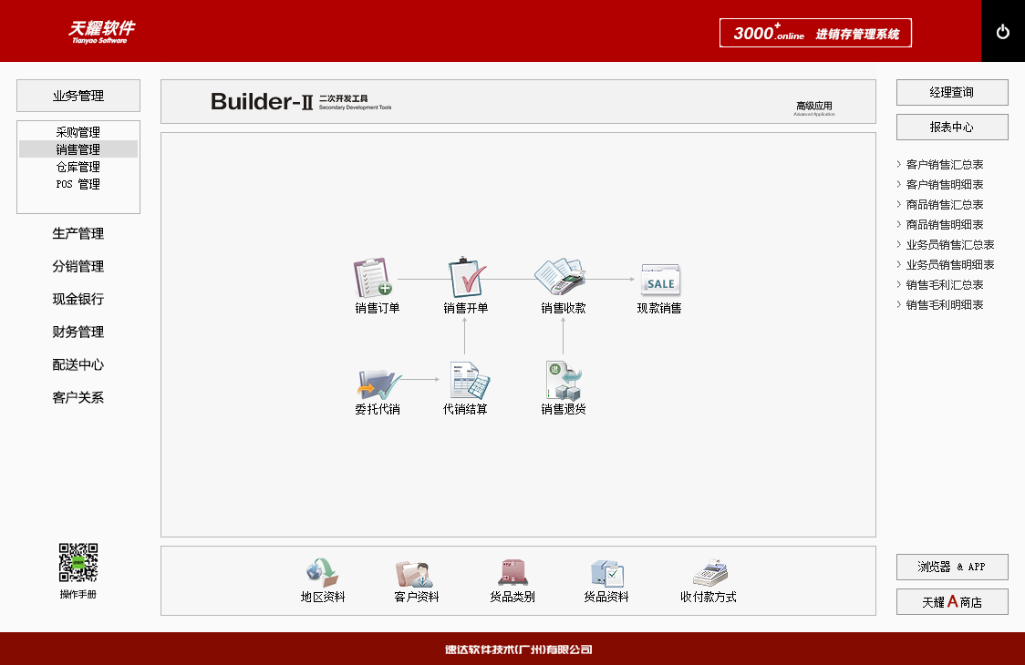 天耀3000进销存软件