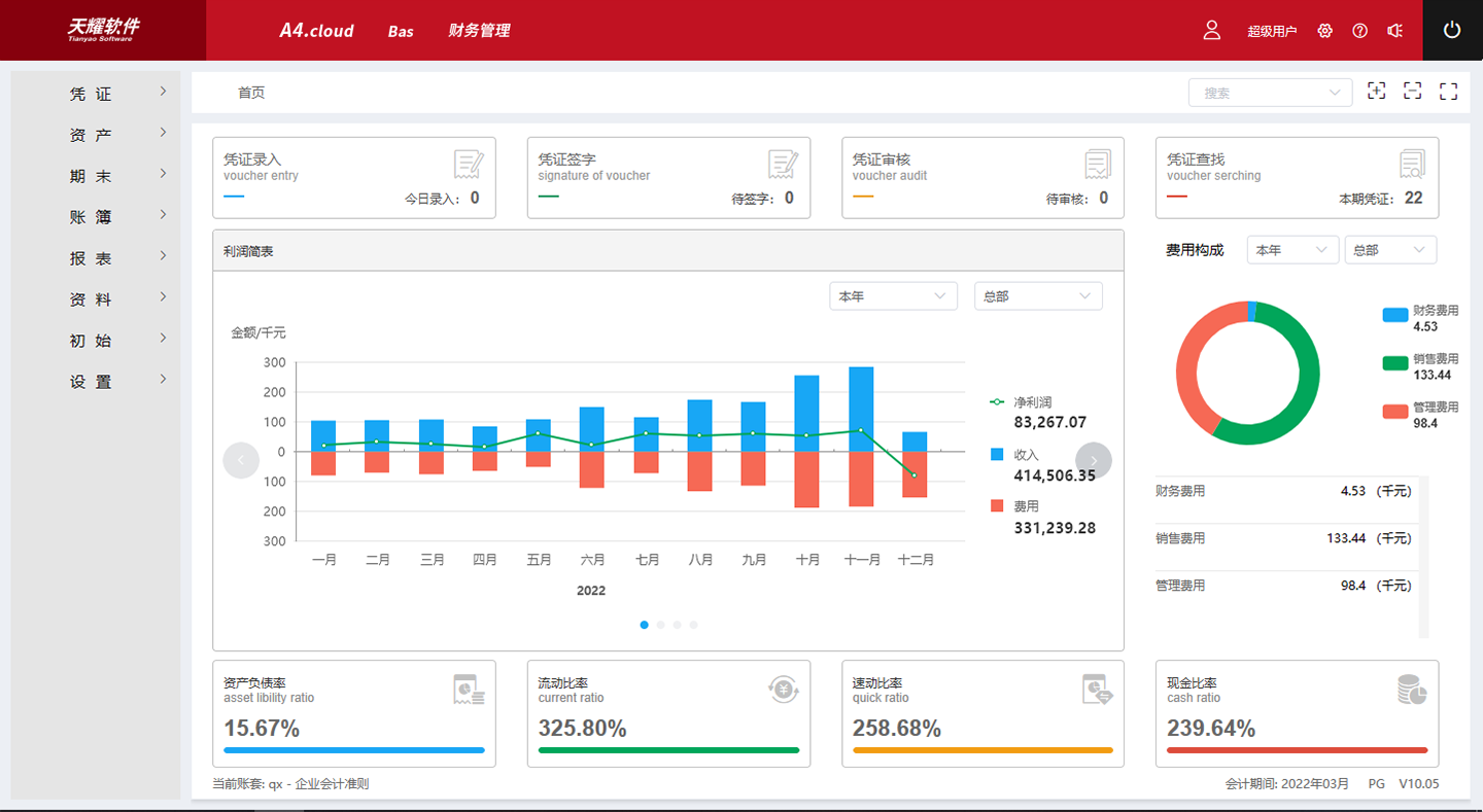 天耀财务云软件